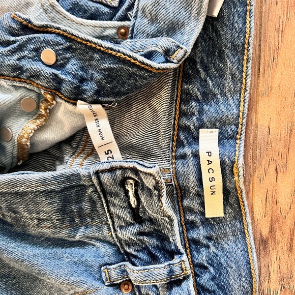 PacSun button fly patchwork jeans - Picture 2 of 6